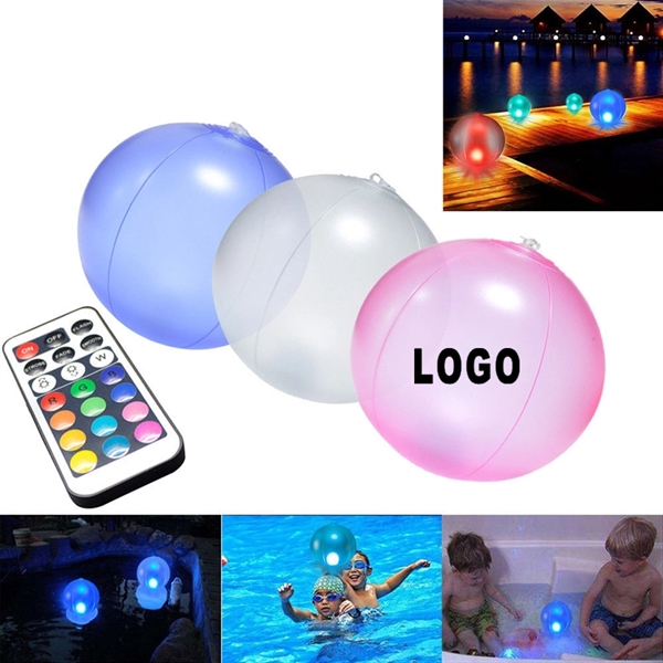 Inflatable LED Beach Ball - Image 1