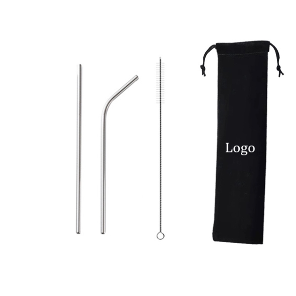 Resuable Stainless Steel Straw Set - Image 3