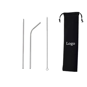 Resuable Stainless Steel Straw Set
