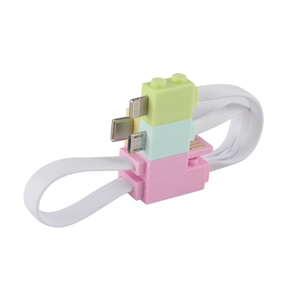 3-in1 Building Block Charging Cable - Image 1