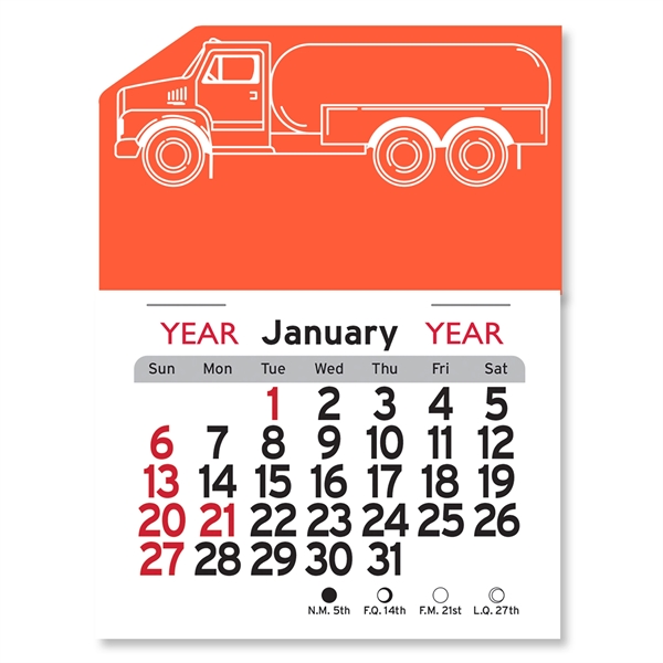 Propane Truck Peel-N-Stick® Calendar - Image 17