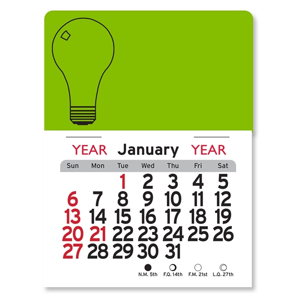 Light Bulb Peel-N-Stick® Calendar - Image 2