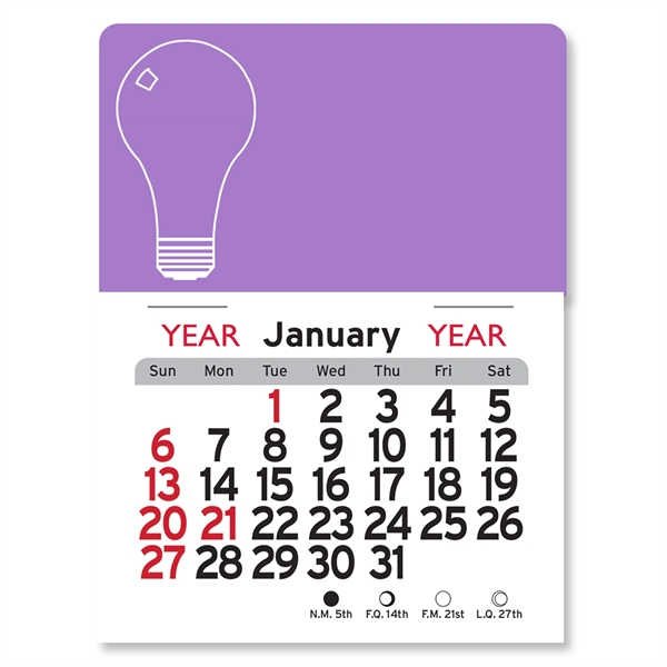 Light Bulb Peel-N-Stick® Calendar - Image 14