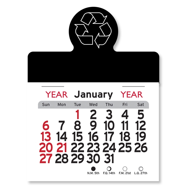 Recycling Circle Shaped Peel-N-Stick® Calendar - Image 4