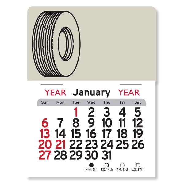 Tire Peel-N-Stick® Calendar - Image 5
