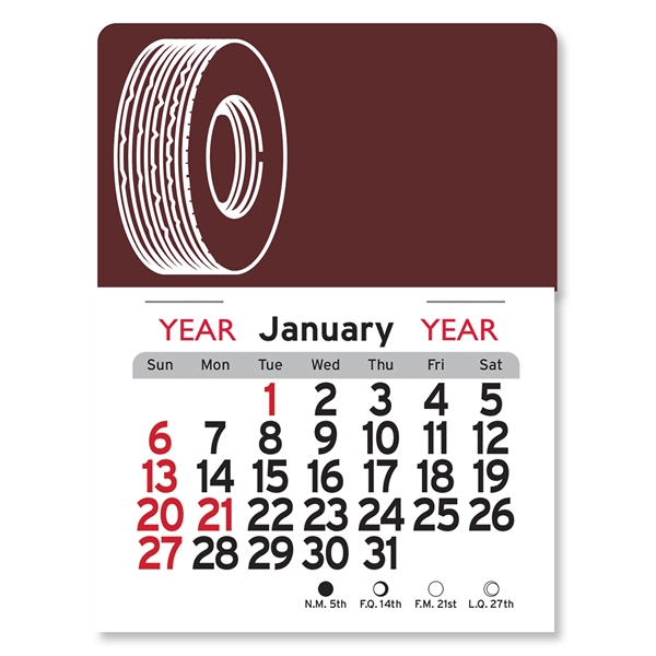 Tire Peel-N-Stick® Calendar - Image 7