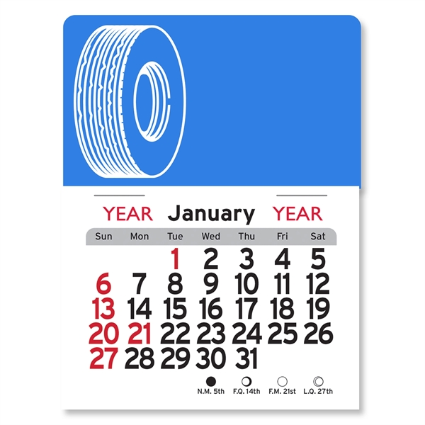 Tire Peel-N-Stick® Calendar - Image 8