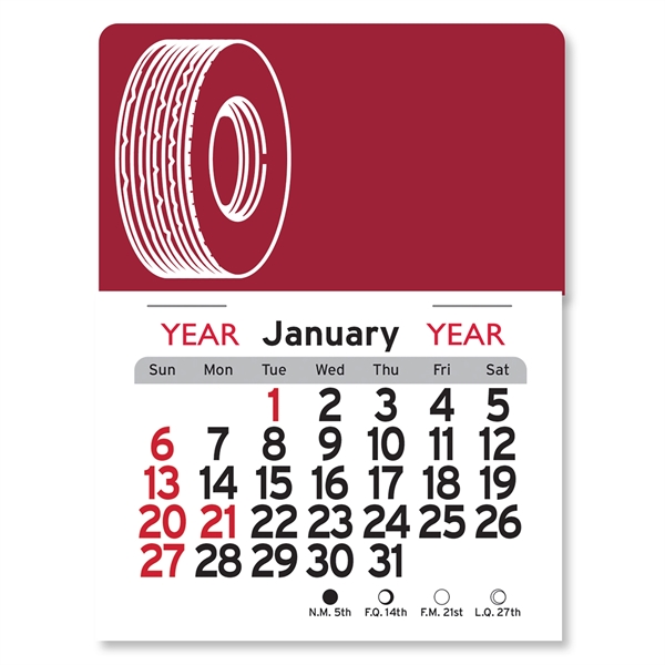 Tire Peel-N-Stick® Calendar - Image 9