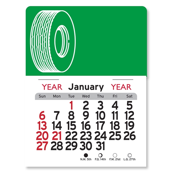 Tire Peel-N-Stick® Calendar - Image 10