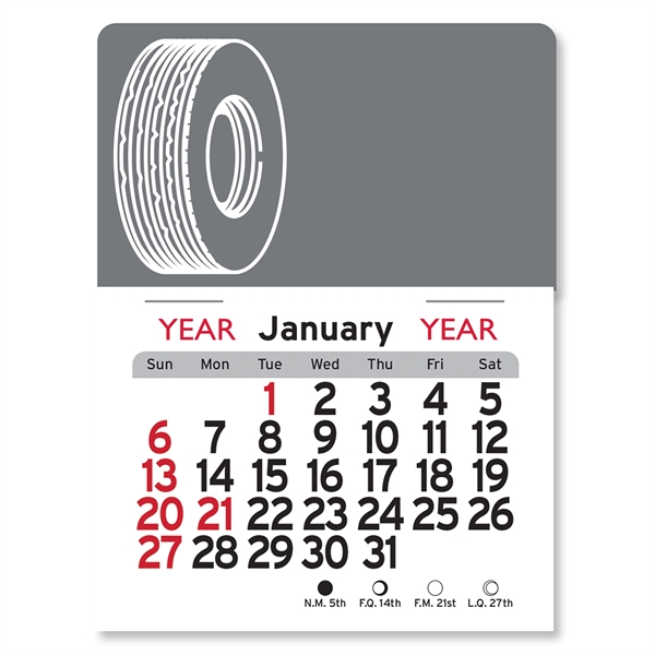 Tire Peel-N-Stick® Calendar - Image 11