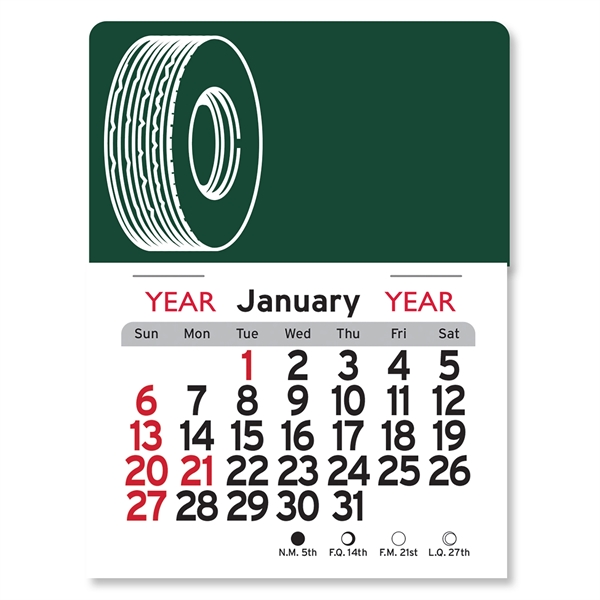 Tire Peel-N-Stick® Calendar - Image 12
