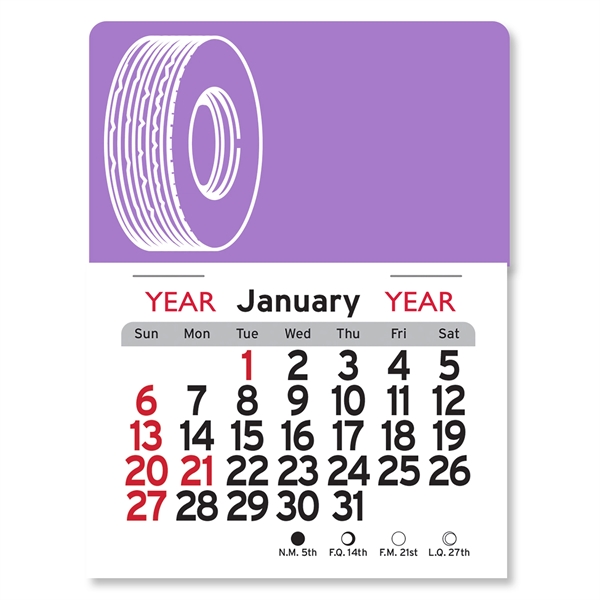 Tire Peel-N-Stick® Calendar - Image 14