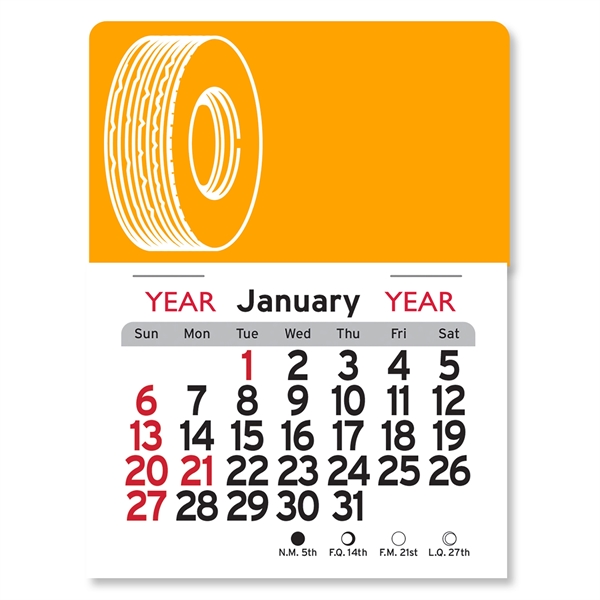 Tire Peel-N-Stick® Calendar - Image 15