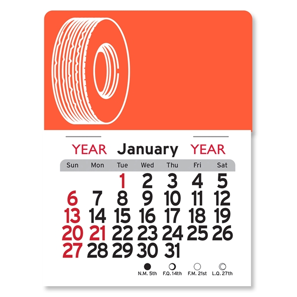 Tire Peel-N-Stick® Calendar - Image 17