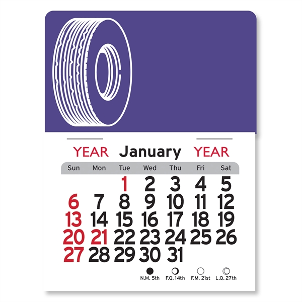 Tire Peel-N-Stick® Calendar - Image 19