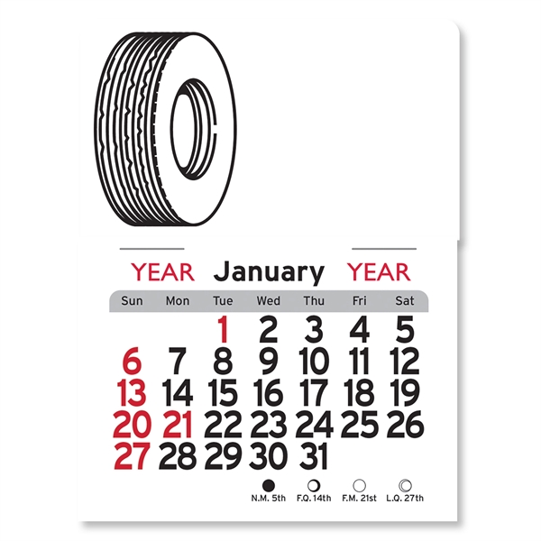 Tire Peel-N-Stick® Calendar - Image 24