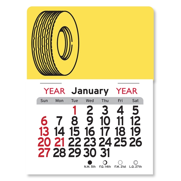 Tire Peel-N-Stick® Calendar - Image 25