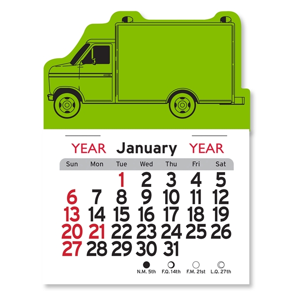 Ambulance Shaped Peel-N-Stick® Calendar - Image 2