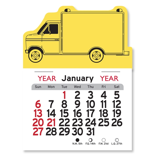 Ambulance Shaped Peel-N-Stick® Calendar - Image 25