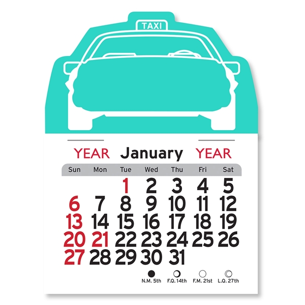 Taxi Peel-N-Stick® Calendar - Image 3