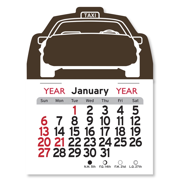 Taxi Peel-N-Stick® Calendar - Image 6