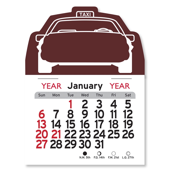Taxi Peel-N-Stick® Calendar - Image 7
