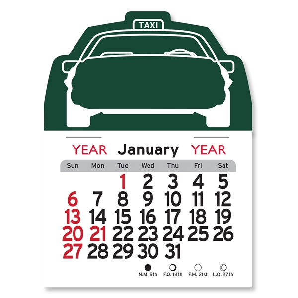 Taxi Peel-N-Stick® Calendar - Image 12