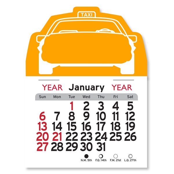 Taxi Peel-N-Stick® Calendar - Image 15