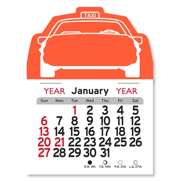 Taxi Peel-N-Stick® Calendar - Image 17