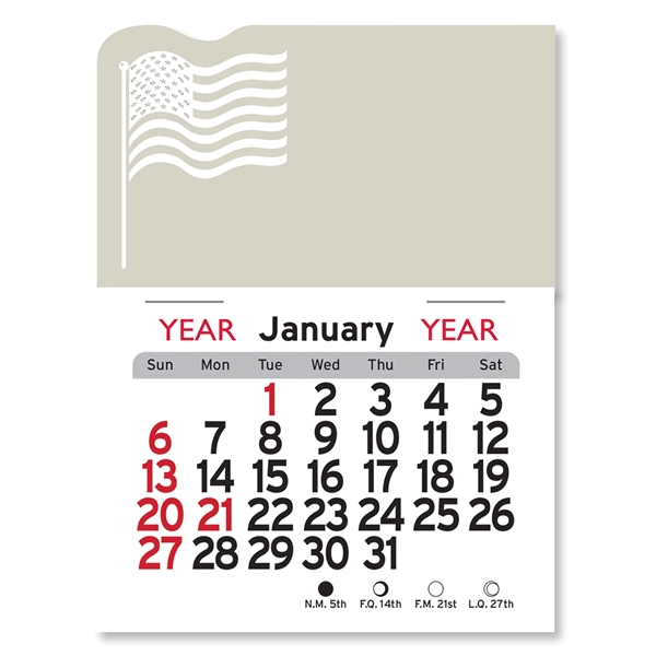 American Flag Peel-N-Stick® Calendar - Image 5