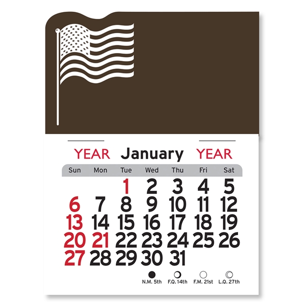 American Flag Peel-N-Stick® Calendar - Image 6