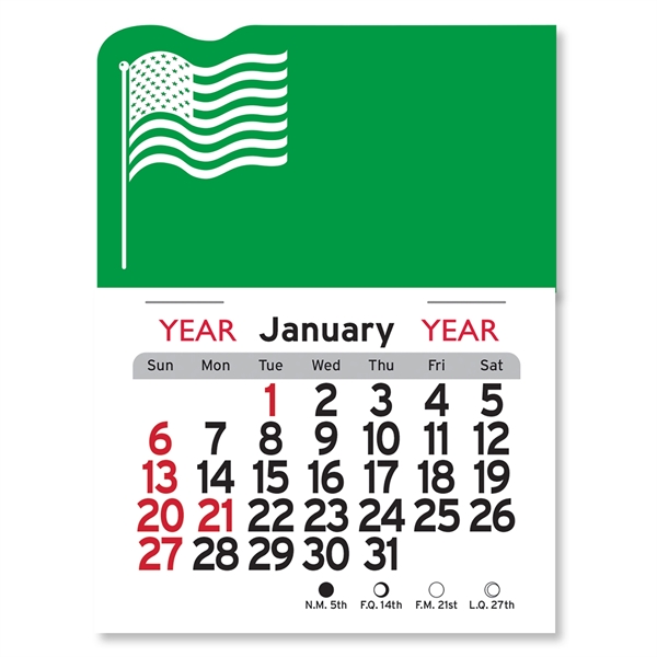 American Flag Peel-N-Stick® Calendar - Image 10