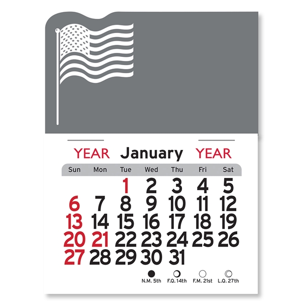 American Flag Peel-N-Stick® Calendar - Image 11