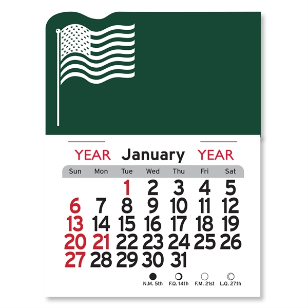 American Flag Peel-N-Stick® Calendar - Image 12