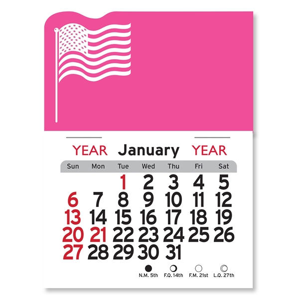 American Flag Peel-N-Stick® Calendar - Image 13