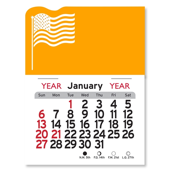 American Flag Peel-N-Stick® Calendar - Image 15