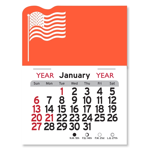 American Flag Peel-N-Stick® Calendar - Image 17