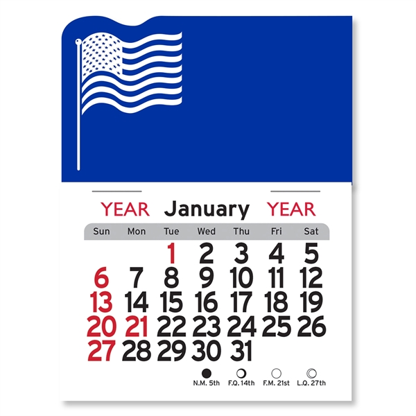 American Flag Peel-N-Stick® Calendar - Image 21