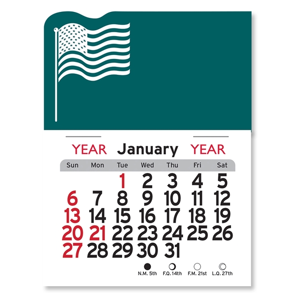 American Flag Peel-N-Stick® Calendar - Image 23