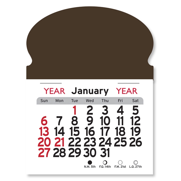 Oval Shaped Peel-N-Stick® Calendar - Image 6