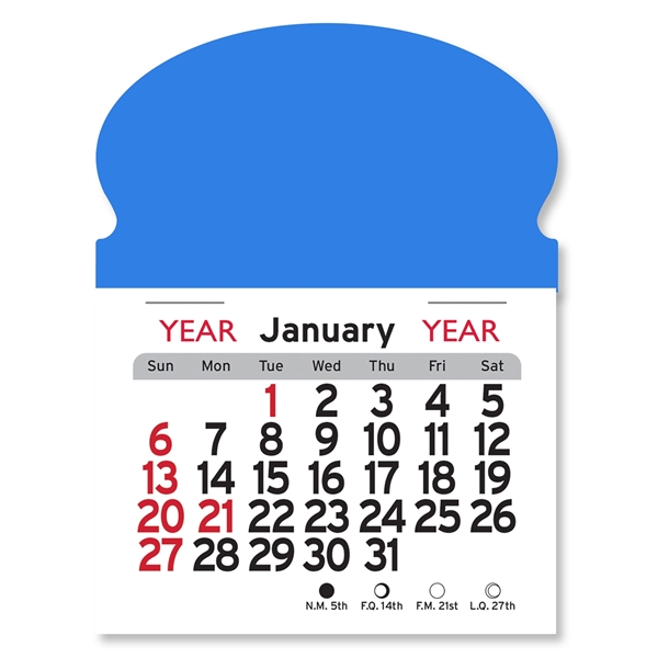 Oval Shaped Peel-N-Stick® Calendar - Image 8