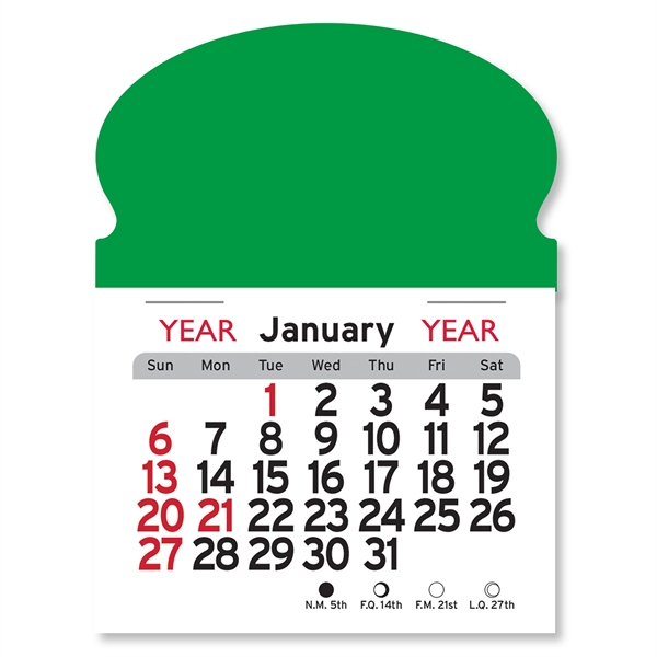 Oval Shaped Peel-N-Stick® Calendar - Image 10