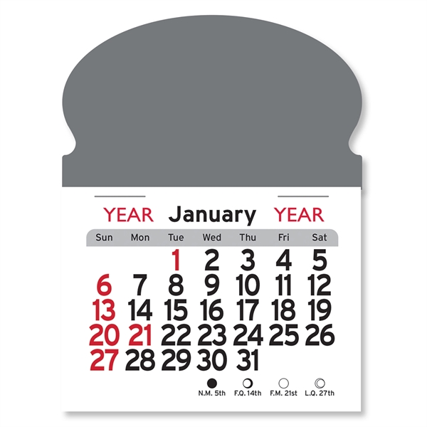 Oval Shaped Peel-N-Stick® Calendar - Image 11
