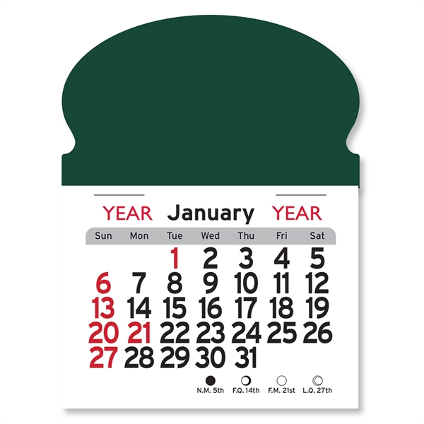 Oval Shaped Peel-N-Stick® Calendar - Image 12