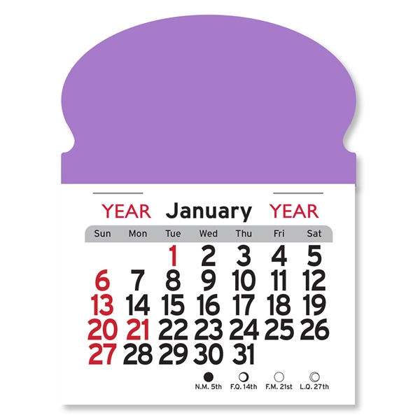 Oval Shaped Peel-N-Stick® Calendar - Image 14