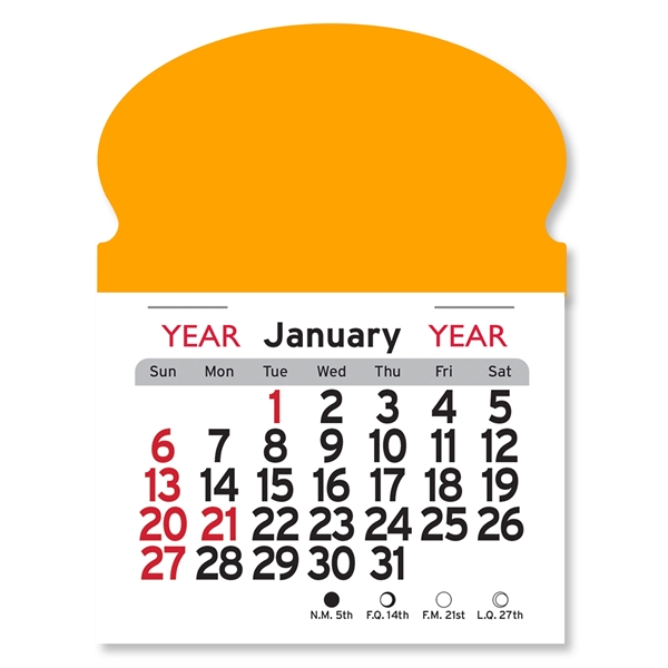 Oval Shaped Peel-N-Stick® Calendar - Image 15