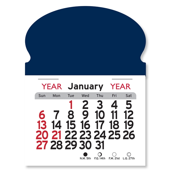 Oval Shaped Peel-N-Stick® Calendar - Image 16