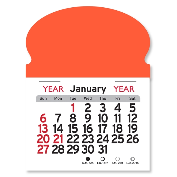 Oval Shaped Peel-N-Stick® Calendar - Image 17