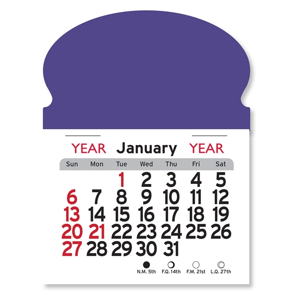 Oval Shaped Peel-N-Stick® Calendar - Image 19