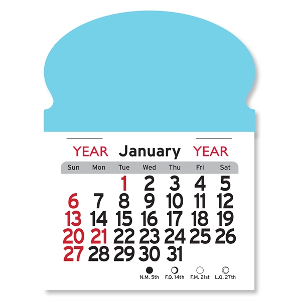 Oval Shaped Peel-N-Stick® Calendar - Image 22